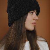 Hand Knitted Alpaca Wool Cap: Unisex Winter Hat
