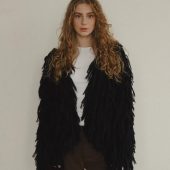 Handmade Alpaca Merino Cardigan: Cropped Open Front Wool Jacket