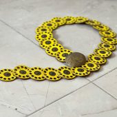 Handmade Moroccan Leather Belt With Vintage Buckle – Boho Statement Waist Accessory